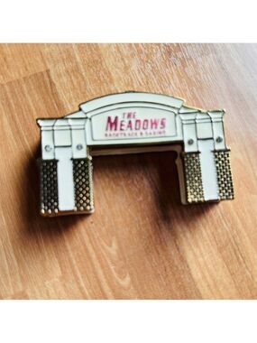 The Meadows Racetrack and Casino vintage pill holder